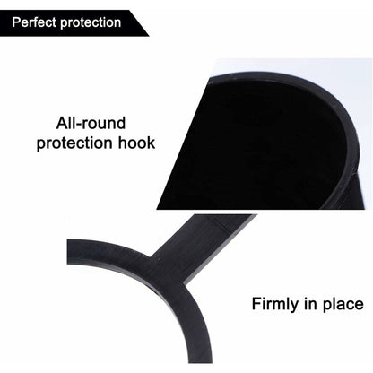 3 pcs Set Protective Caps For Trailer Hitch. Plastic - With Safety Ring - Weatherproof And Car Wash Resistant. - Image 3