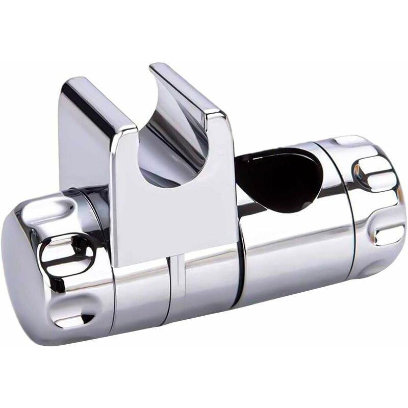 Replaceable Handheld Shower Holder, Shower Head Holder, Adjustable Bathroom Shower Clamp Fit 25Mm Shower Bar, 19-22Mm