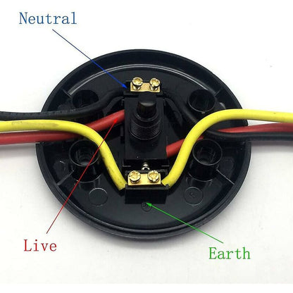 1 pcs ROund Foot Switch White Foot Control Switch For Floor Lamp And Table Lamp - Image 3