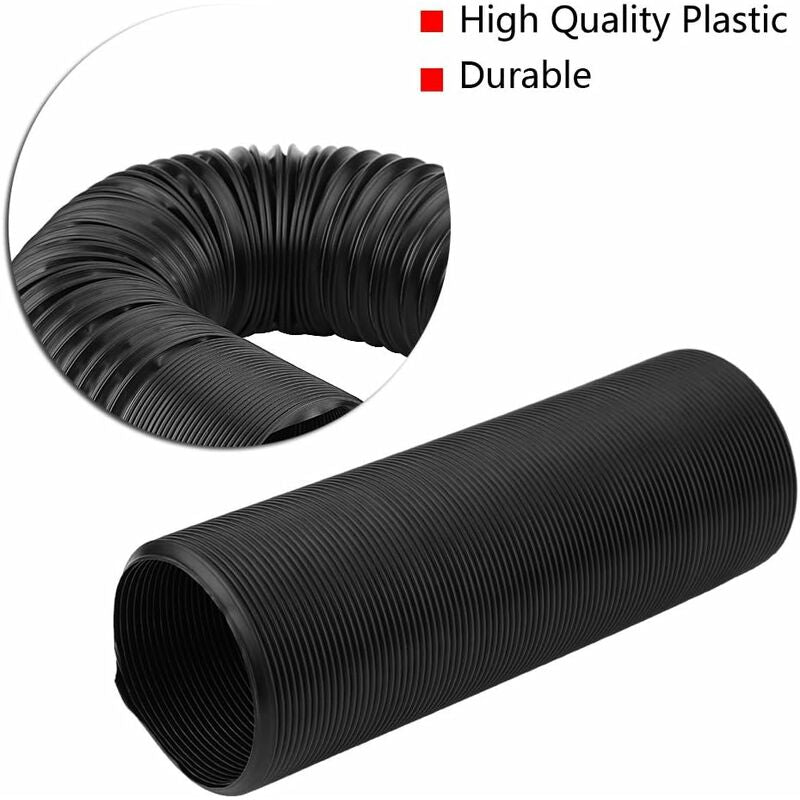 Car Air Intake Hose, 76Mm Universal Car Modified Air Intake Flexible Expansion Pipe Ducting Plastic Hose(76Mm) For - Image 3