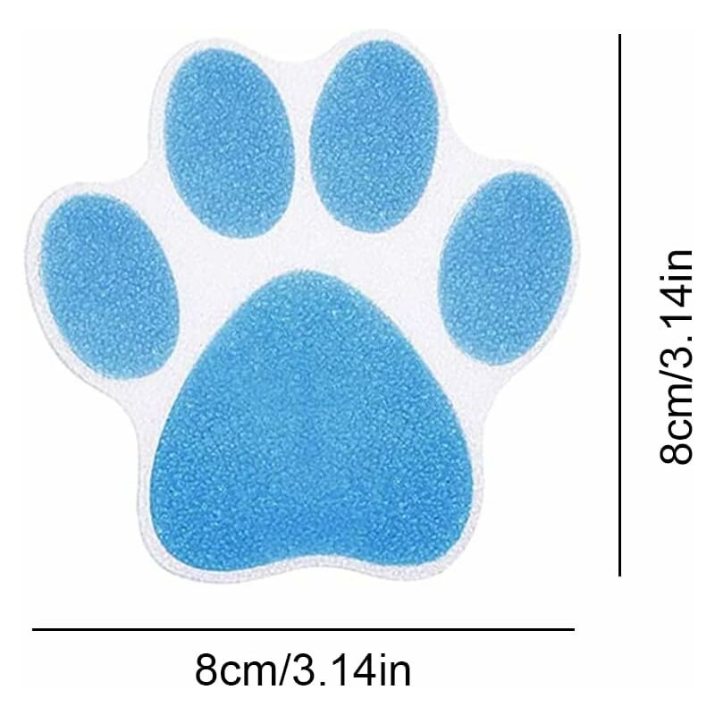 15 pcs Non-Slip Bathtub Stickers Kids Adult Shower Anti-Slip Stickers Dog Paw Waterproof Non-Slip Pads For Bathtub, - Image 2