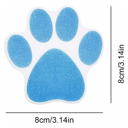 15 pcs Non-Slip Bathtub Stickers Kids Adult Shower Anti-Slip Stickers Dog Paw Waterproof Non-Slip Pads For Bathtub, - Image 2