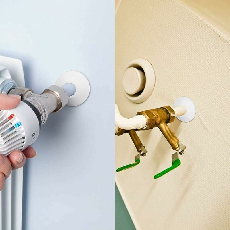 Plastic Radiator Garland, Tianhe 30 pcs Radiator Garland Pipe Cover Hot And Cold Water Gas Pipe Plastic Heating Pipe - Image 4