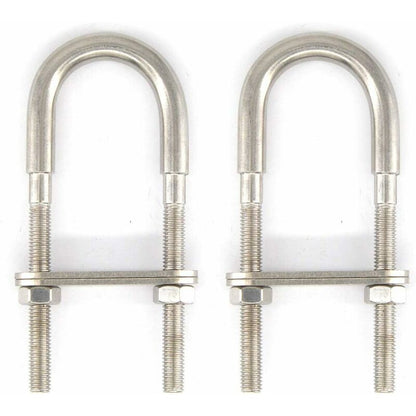 M6X90 304 Stainless Steel U Bolt (2 pcs)