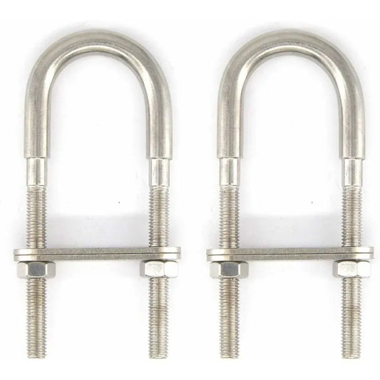 M6X90 304 Stainless Steel U Bolt (2 pcs)