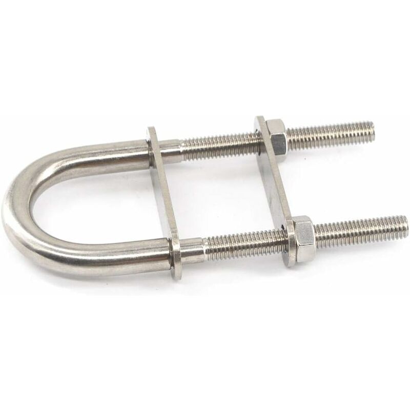 M6X90 304 Stainless Steel U Bolt (2 pcs) - Image 2