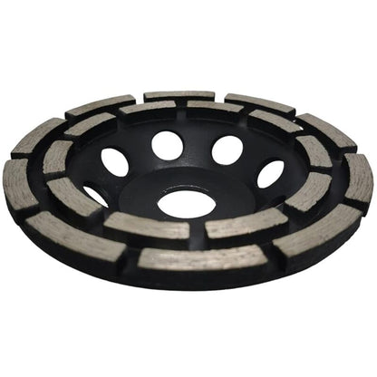 Diamond Grinding And Sanding Disc, 125Mm X 22.23Mm Double ROw Diamond Abrasive Wheel, For Grinding Screed, Concrete - Image 4