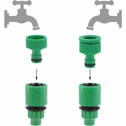 Quick Connector Hose Pipe Adapter 8Mm Inner Diameter Pipe Fitting For Garden Irrigation System 5 pcs - Image 4
