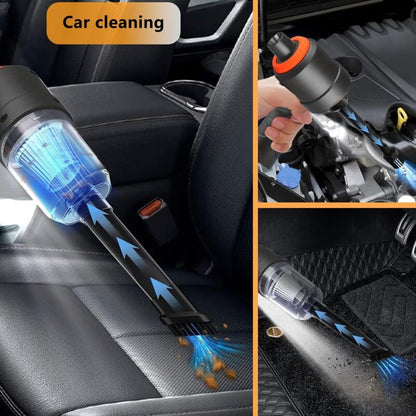 Cordless Handheld Vacuum Cleaner, 8000Pa Car Vacuum Cleaner, 2 In 1 Mini Handheld Vacuum Cleaner Car Vacuum Cleaner For - Image 4