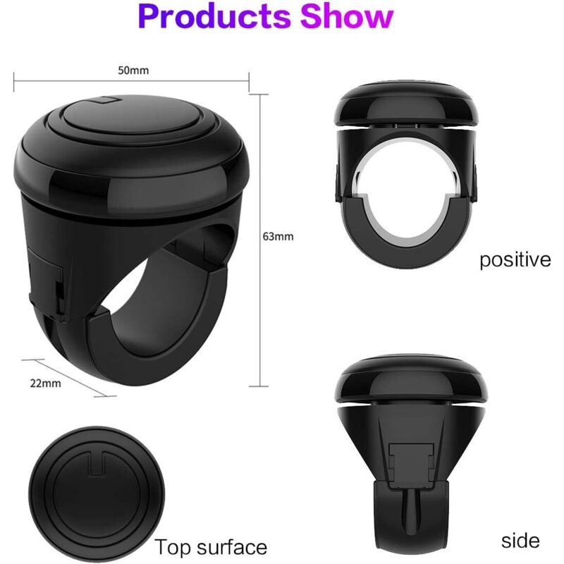 Car Steering Wheel Knob Handle Knob,Steering Wheel Booster Ball,Universal With Any Steering Wheel Suv, Tractors, Cars, - Image 2