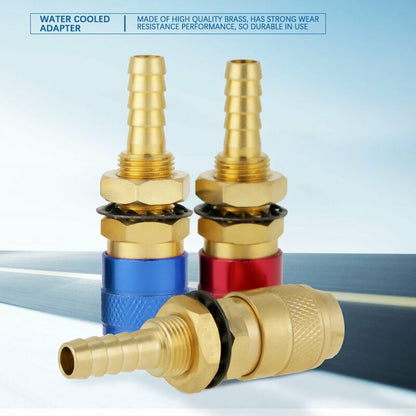 Quick Connector, 3 pcs 8Mm Water Cooled Welding Connector Gas Adapter For Tig Welding Torch - Image 3