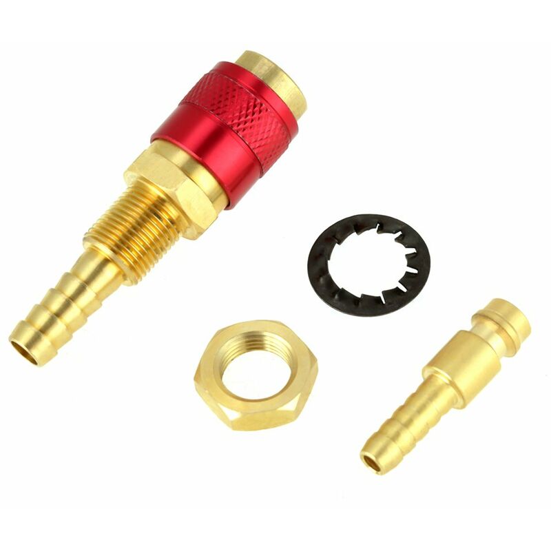 Quick Connector, 3 pcs 8Mm Water Cooled Welding Connector Gas Adapter For Tig Welding Torch - Image 4