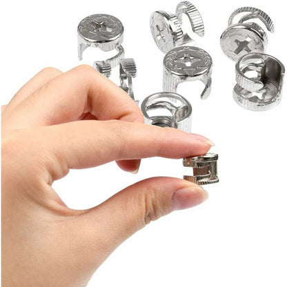 Cam Fittings 50 Pair Furniture Cabinet Panel Connection Ø15Mm Invisible Connector For Kitchen Cabinet, Cupboard, Wooden - Image 2