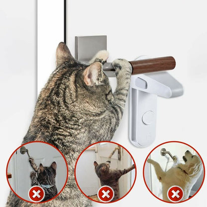 Child Proof Door Lever Lock, Baby Safety Door Handle Lock, Easy To Install And Use 3M Vhb Adhesive No Tools Or Drill - Image 3