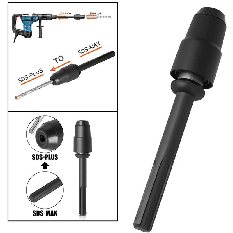 Sds Max To Sds Plus Adapter For ROtary Hammers, Sds Max To Sds Plus Drill Quick Change Tool, Chuck Adapter Quick Change - Image 3