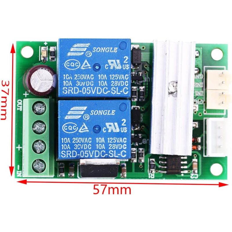 Speed Regulator 12V,Dc Motor Speed Controller (Pwm) Adjustable Reversible Switch Dc Speed, 6V 12V 24V Dc Motor Inverter - Image 3
