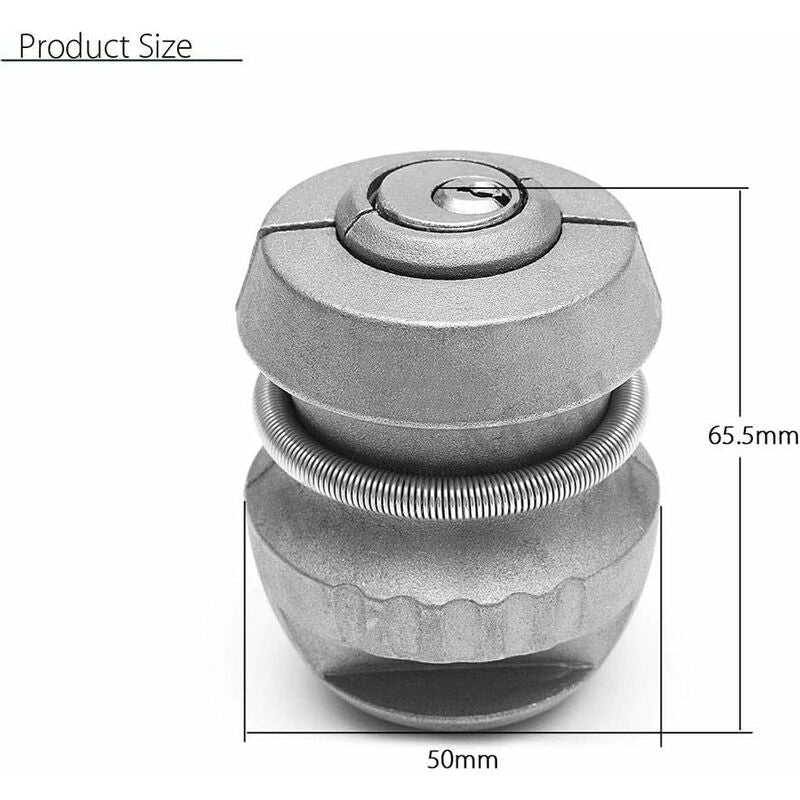 Trailer Hitch Lock Anti-Theft Ball Coupling, Trailer Parts - Image 2
