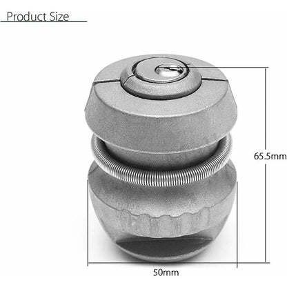 Trailer Hitch Lock Anti-Theft Ball Coupling, Trailer Parts - Image 2