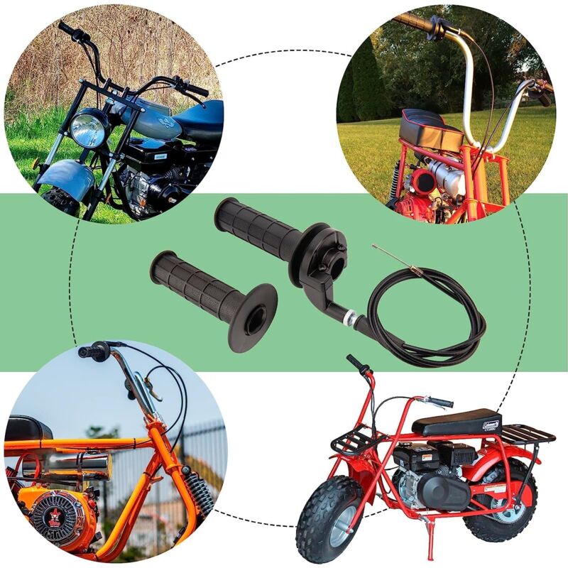 Twist Throttle Grip & Cable With 7/8" 22Mm Handle 50Cc 90Cc 110Cc 125Cc 150Cc 200Cc 250Cc Mini Bike Atv Quad Pit Bike - Image 4
