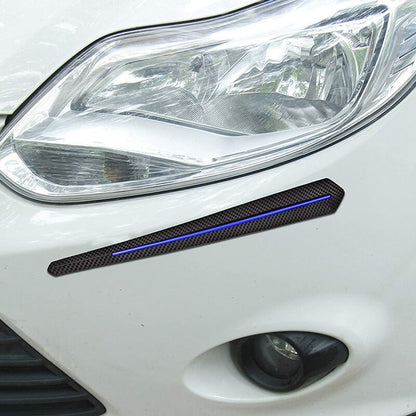 2 pcs Car Bumper Protector Strips, Universal Car Sticker Bumper Protection Front Rear Edge Anti-Collision Strip - Image 2