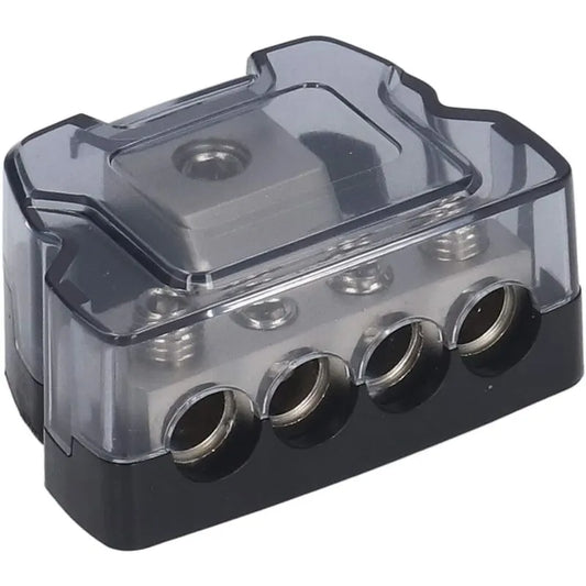 4 Way Power Distribution Block Fuse Holder Amp Fuse Distribution Block Car Audio Splitter