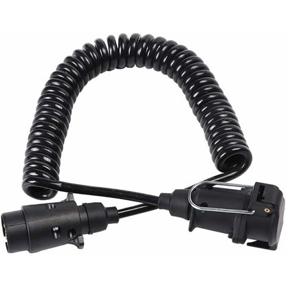 7 Pin Trailer Socket And Plug With 2M Extension Cable Connector For Towing Hitch Caravan Vehicle Truck Accessories 7 - Image 4