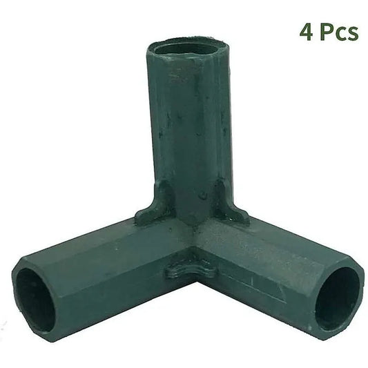 4 pcs Garden Frame Corner Connector 3 Way Corner Connector Greenhouse Frame Corner Connector Furniture Connectors Inner - Image 2