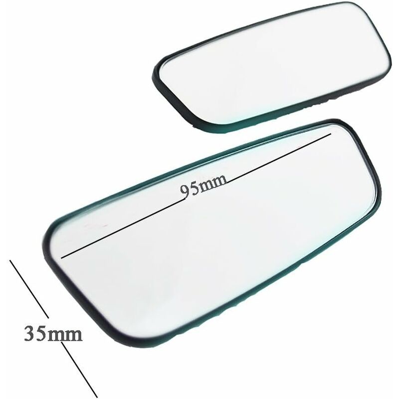 360° ROtate Blind Spot Mirror,Adjustable Wide Angle Rearview Mirror Hd Glass Convex Side View Mirror For Car - Image 2