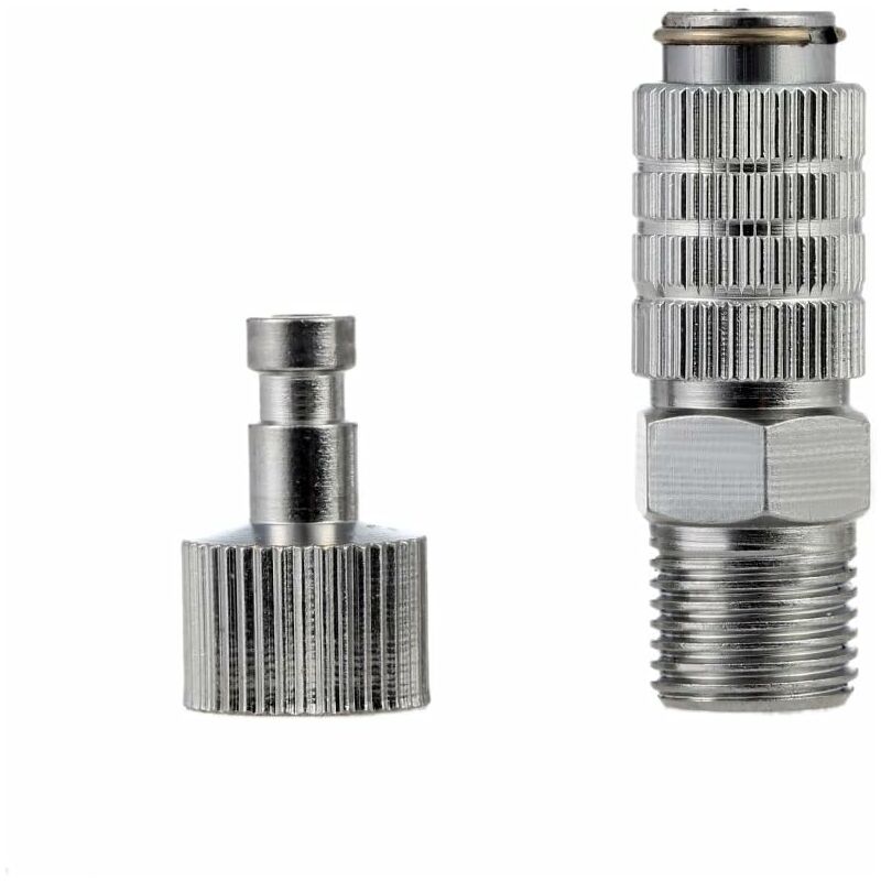 Airbrush Quick Release Adapter Airbrush Quick Disconnect Coupler Connection Adapter Air Brush Fitting Bsp 1/8 Inch - Image 2