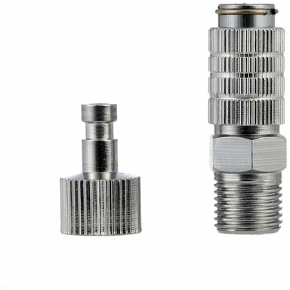 Airbrush Quick Release Adapter Airbrush Quick Disconnect Coupler Connection Adapter Air Brush Fitting Bsp 1/8 Inch - Image 2
