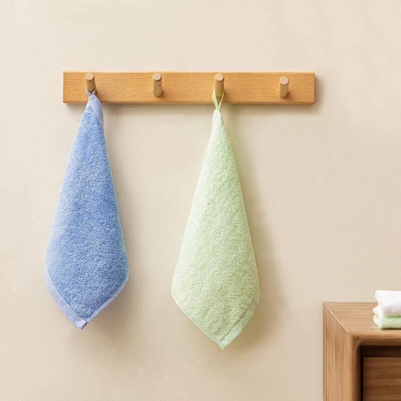 10 Pieces Baby Towels Hand Towels Bamboo Fiber Facial Wipes 25 Cm Kids Towels Multicolor Bath Towels Kitchen Towels - Image 2