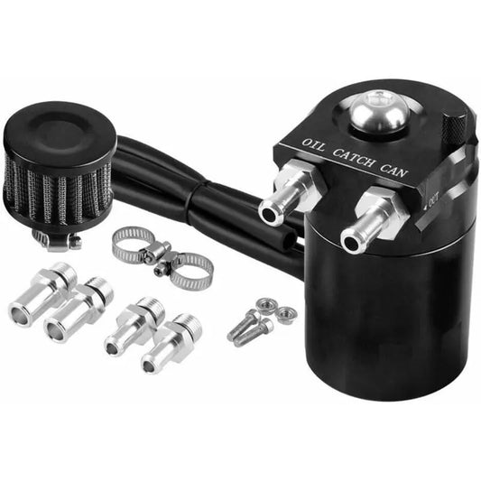 Universal Oil Catch Can, 300Ml Air Filter Breather Engine Separator Oil Tank Car Oil Catcher (Blue) - Image 3