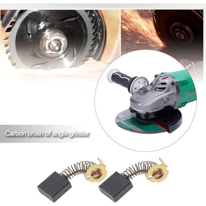 Pair Carbon Brushes 999044 Angle Grinder Brushes 7X17Mm Compatible With Hitachi G18Se2 G18Sr G23Sc2 G23Sr G23Sf - Image 2