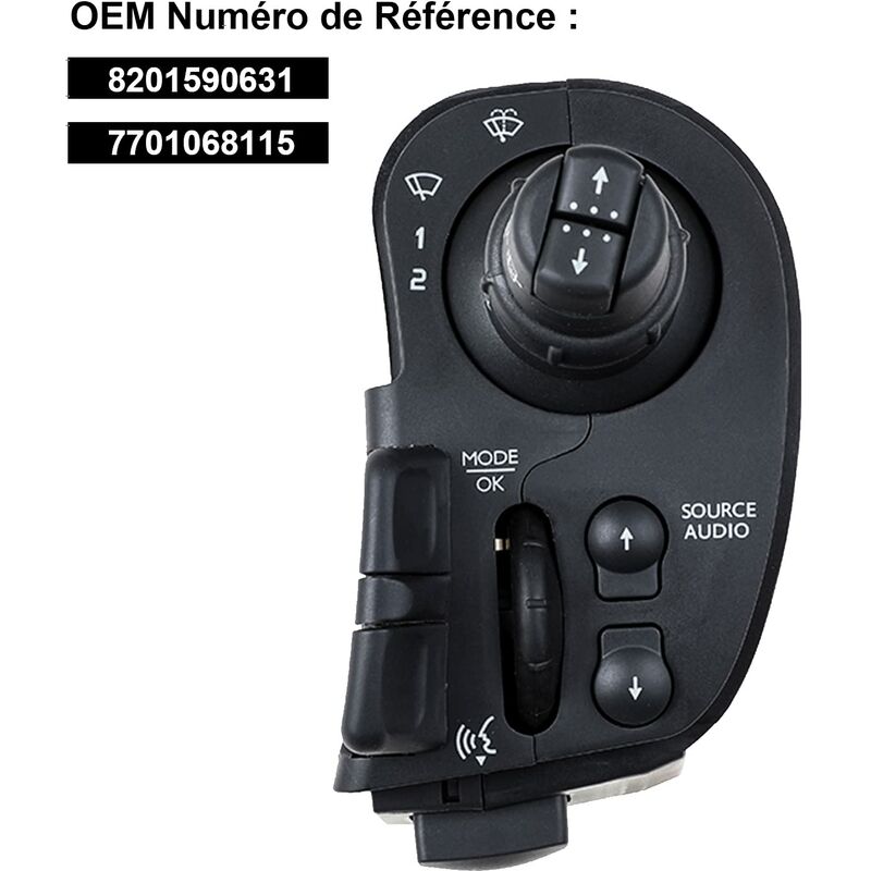 Comodo Wiper For Clio 3 Modus Kangoo 2 Radio Control Turn Signal 7701068115 8201590631 - Image 2