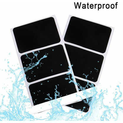 150 pcs Reusable Kitchen Organizer Labels Stickers Kit With Liquid Chalk Markers, Removable Blackboard Labels For - Image 2