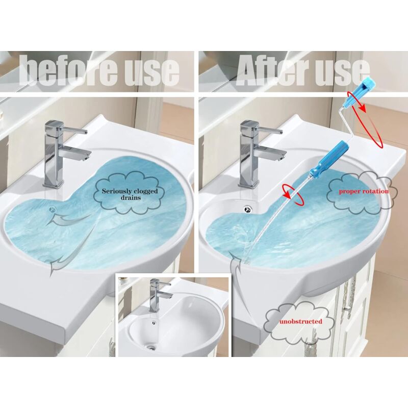 Drain Cleaning Spiral - 3M X 6Mm - Spiral - Drain Unblocker - With Piercing Tip - Drain Snake - Extra Fine - Spiral - - Image 4