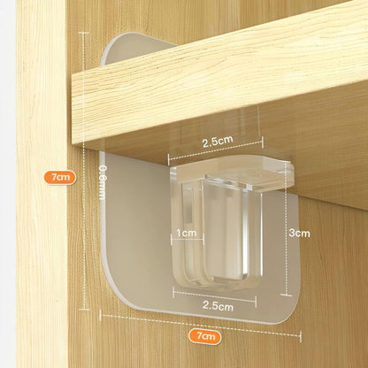 20 pcs Punch-Free Adhesive Wall Brackets - Fixed Wall Mount - Triangle Support Boards - Image 4
