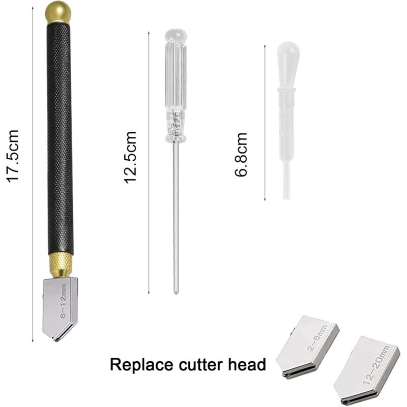 Professional Glass Cutter, Glass Cutting Tool, Pencil Style, Cut Glass 2-20Mm Thickness For Cutting - Image 2