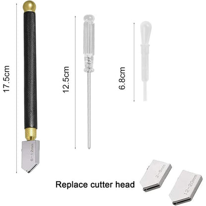 Professional Glass Cutter, Glass Cutting Tool, Pencil Style, Cut Glass 2-20Mm Thickness For Cutting - Image 2