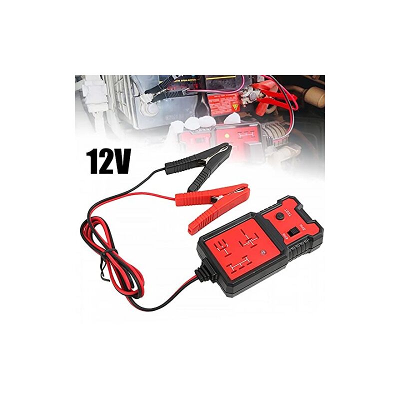 12V Automotive Electronic Relay Tester With Clips - Electronic Relay Tester For Car Repair - Image 3