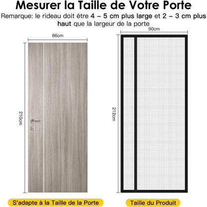 Magnetic Mosquito Net For Doors, Windows, Sliding Doors, Swing Doors, ROlling Doors, Caravans, Balconies, Motorhomes - Image 2