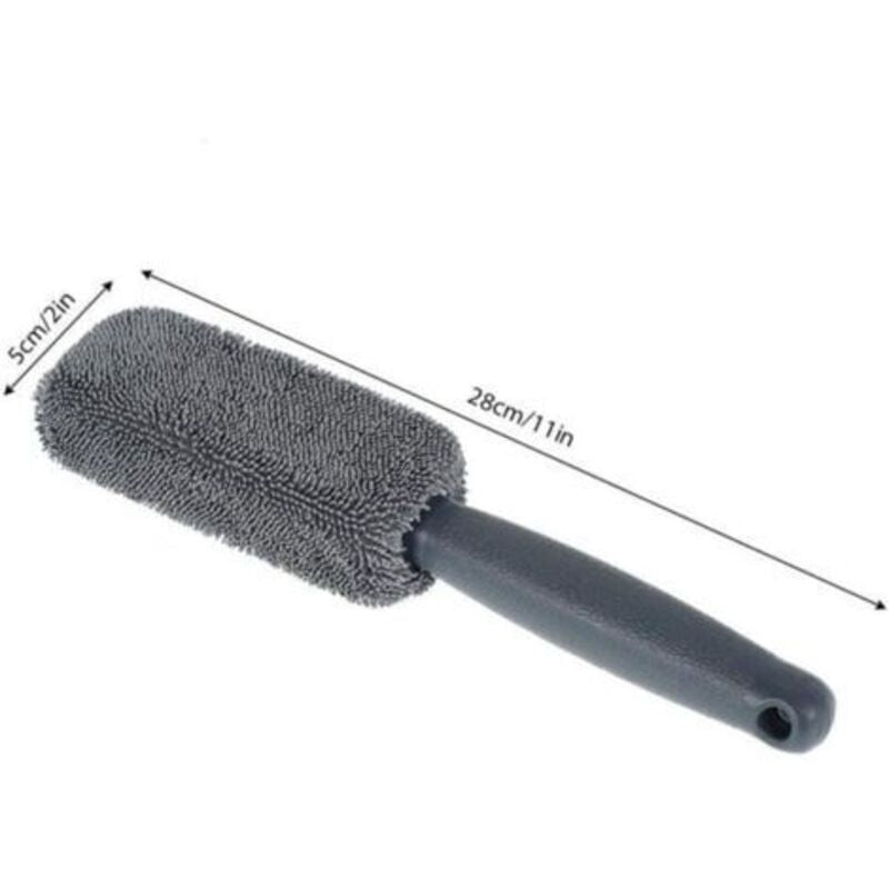 1 pcs Car Cleaning Brush Microfiber Wheel Brush Car Wash Detailing For Car Trunk Auto Brus Portable Motorcycle - Image 2