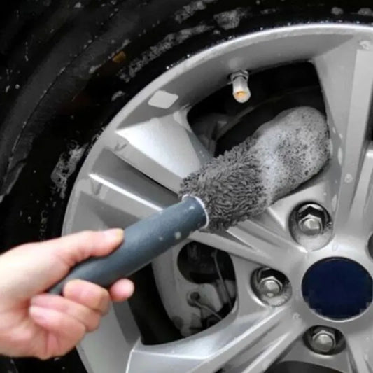 1 pcs Car Cleaning Brush Microfiber Wheel Brush Car Wash Detailing For Car Trunk Auto Brus Portable Motorcycle - Image 4