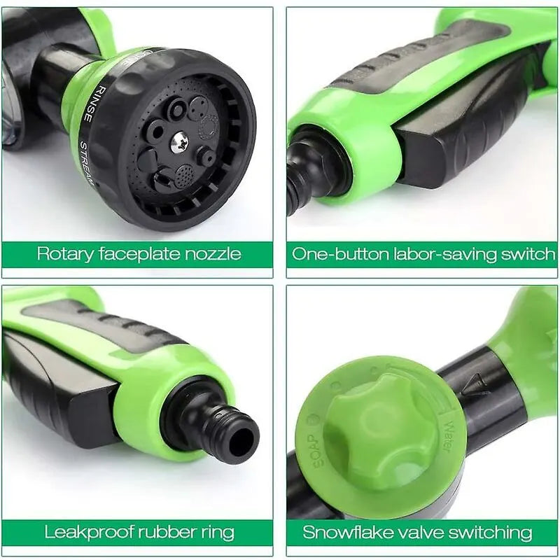 Garden Foam Sprayer Garden Hose Soap Dispenser Gun For Car Wash, Pets, Shower, Plants - Image 2