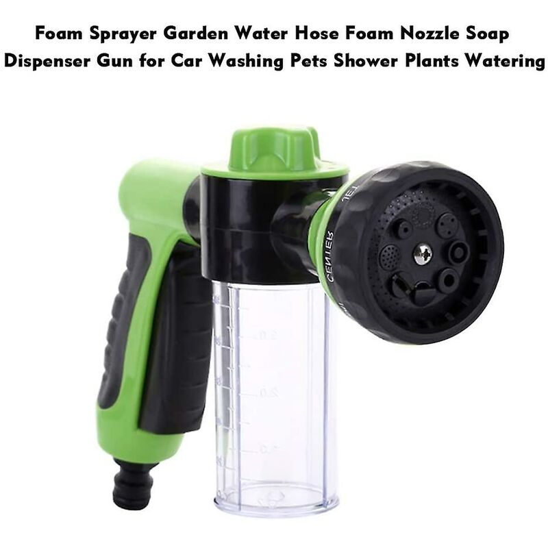 Garden Foam Sprayer Garden Hose Soap Dispenser Gun For Car Wash, Pets, Shower, Plants - Image 3