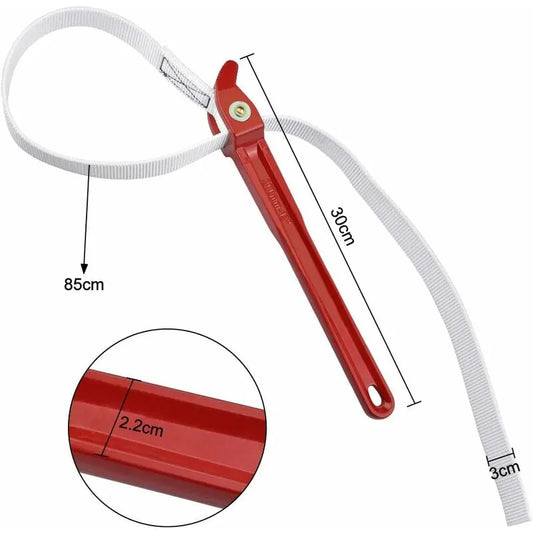 Universal Strap Wrench Rubber Strap Wrench 85Cm Oil Filter Strap Wrench For Jar Opener Tractor Oil Filter Shower Head - Image 2