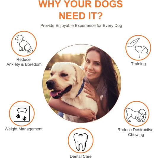 2 pcs Dog Chew Toys, Durable Rubber Ring Dog Toy, Dog Teeth Cleaning Toy For Large And Medium Dogs - Image 3
