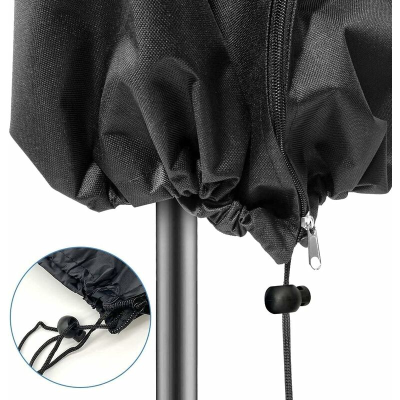 Parasol Cover, Parasol Cover, Waterproof Garden Umbrella Cover, 265X40/70/50Cm/Anti-Uv, Wind, Discoloration, For - Image 4