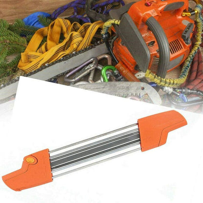 2 In 1 Easy File Chainsaw Chain Sharpener 3/8"/4.0Mm, Chainsaw Pitch Fast Teeth Sharpening Set With Handles, Fits All - Image 3