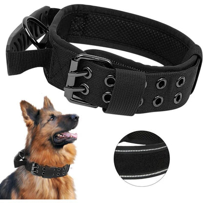 Upgrade Tactical Dog Collar With Control Handle, Military Adjustable Padded Dog Collar For Medium Large Dogs Training - Image 4